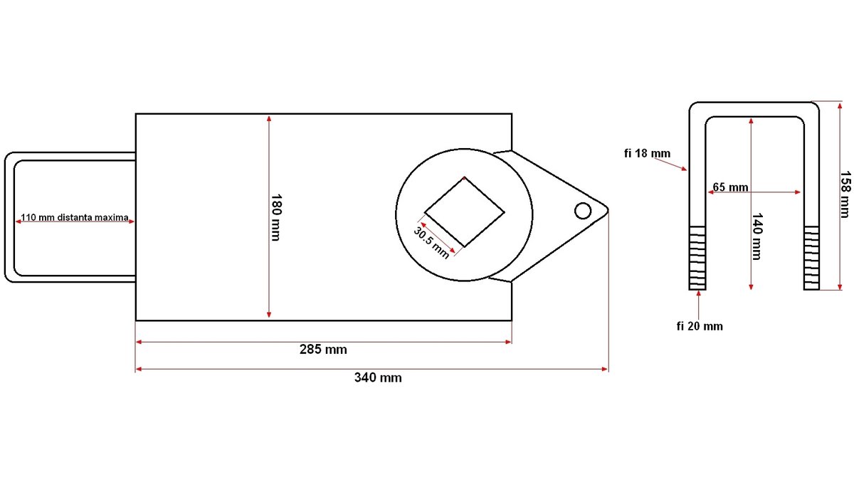 Suport si brida pentru lagar cu rulment ST491